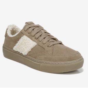 Dr. Scholl's Original Collection Wood Brown Suede All In Chill Platform Sneaker